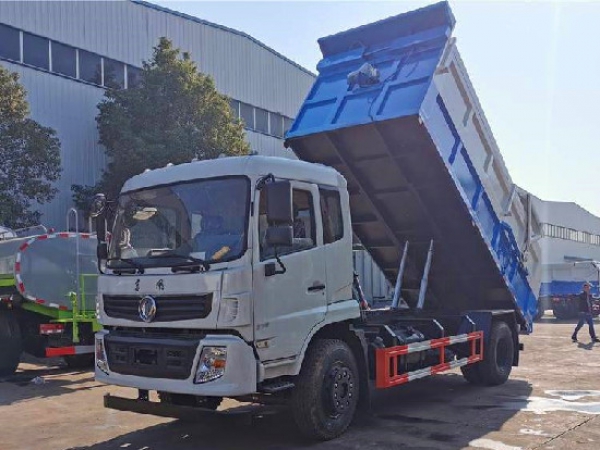 国六东风153压缩对接翼展自卸垃圾车