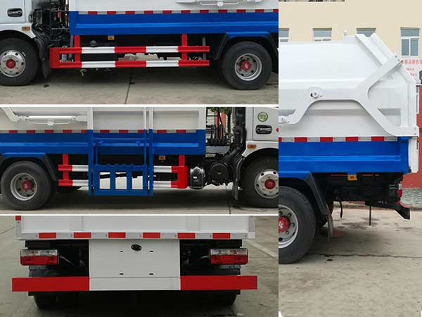 东风多利卡国六8~9方侧装压缩式垃圾车