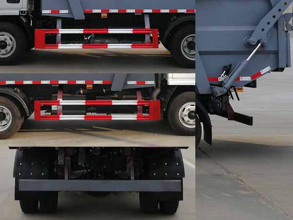 东风小多利卡国六后装高位挂桶压缩式垃圾车