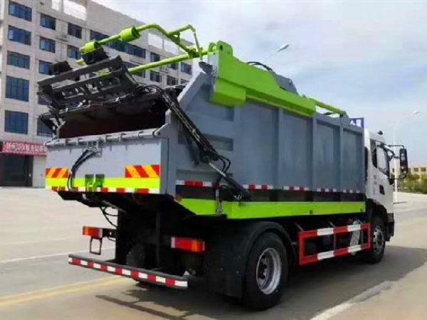 东风天锦国六14方无泄漏压缩式垃圾车