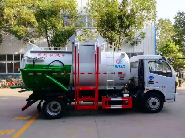 东风多利卡国六8方（圆罐）餐厨垃圾车