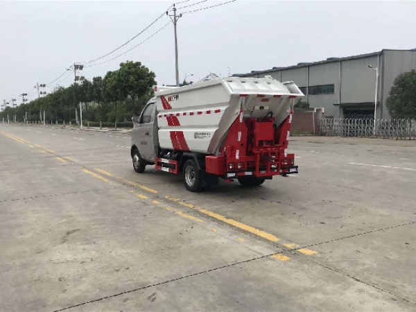 长安国六3.5方无泄漏后挂桶压缩垃圾车