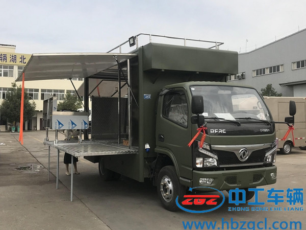 东风餐车-独立凉菜间-军绿