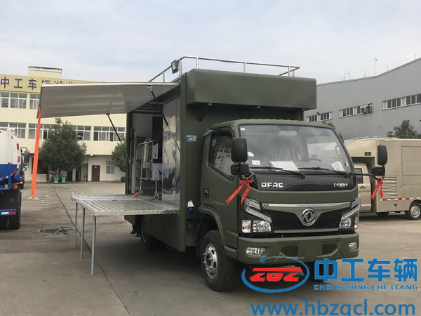 东风餐车-独立凉菜间-军绿