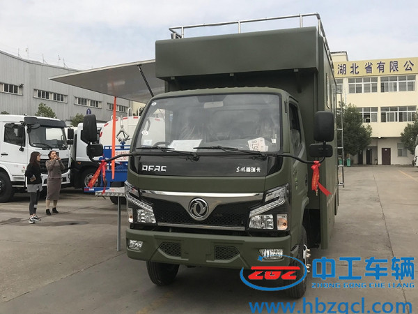 东风餐车-独立凉菜间-军绿