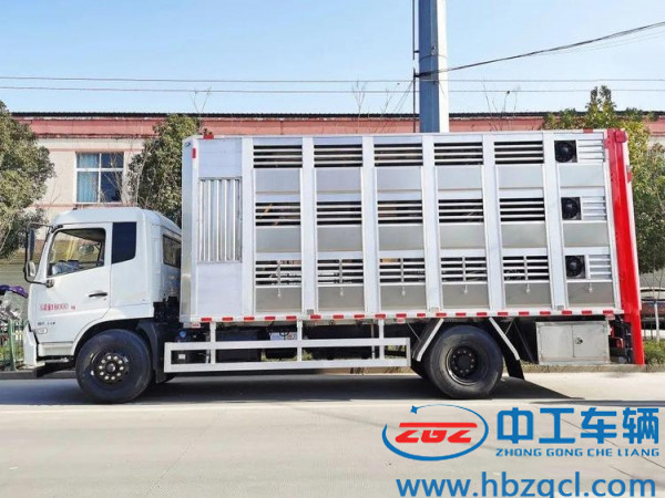 国六东风全铝合金高端畜禽运输车