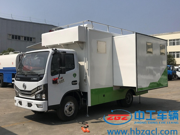 东风多利卡液压拓展餐车