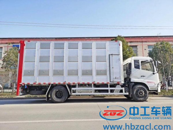 国六东风全铝合金高端畜禽运输车